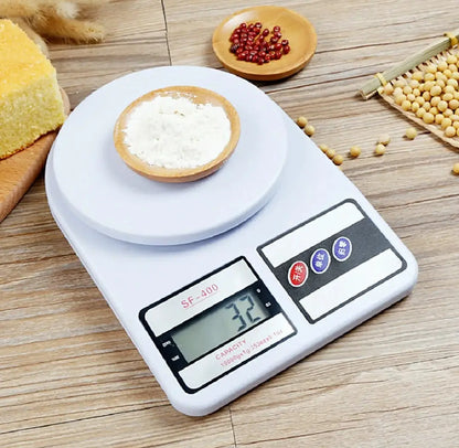 SF-400 Digital Kitchen Weighing Scale 1g to 10kg | Electronic Food Weight Machine | LCD Display