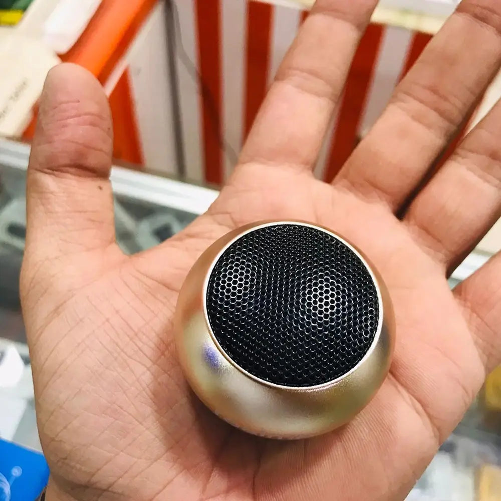 Compact Bluetooth Speaker with Rechargeable Battery - Mini Design