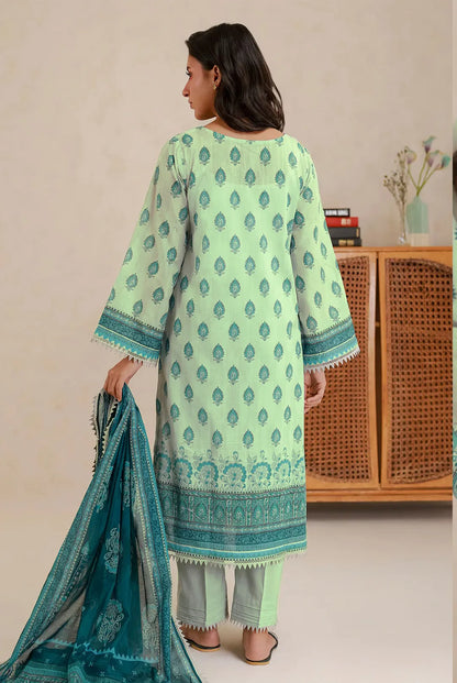 3 Pcs Women's Unstitched Printed Suit