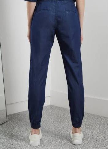 Men's Tapered Silk Cotton Jogging Pants Medium to XL