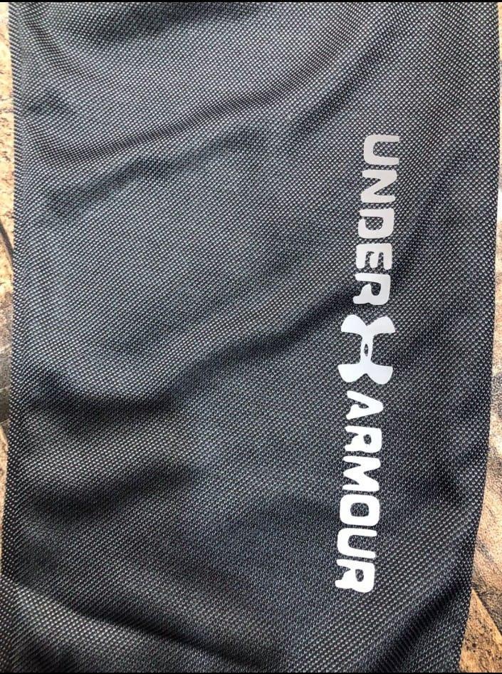 Men Black Under Armour Micro Polyester Sport Trouser