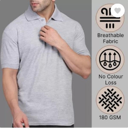 Men Cotton Plain Polo T-Shirt 180GSM Pakistan