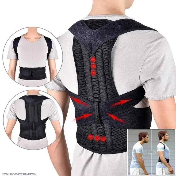 Black Non-Woven Posture Corrector Belt 1 Pc