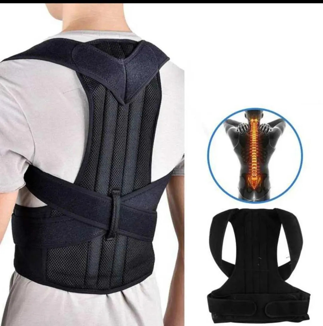 Black Non-Woven Posture Corrector Belt 1 Pc