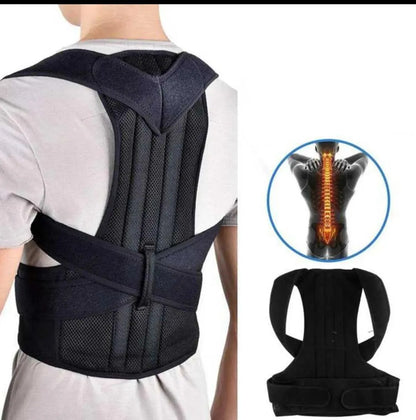 Black Non-Woven Posture Corrector Belt 1 Pc