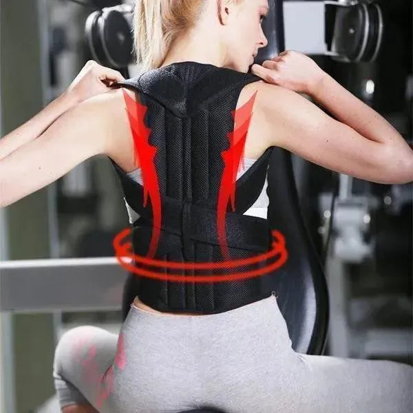 Black Non-Woven Posture Corrector Belt 1 Pc