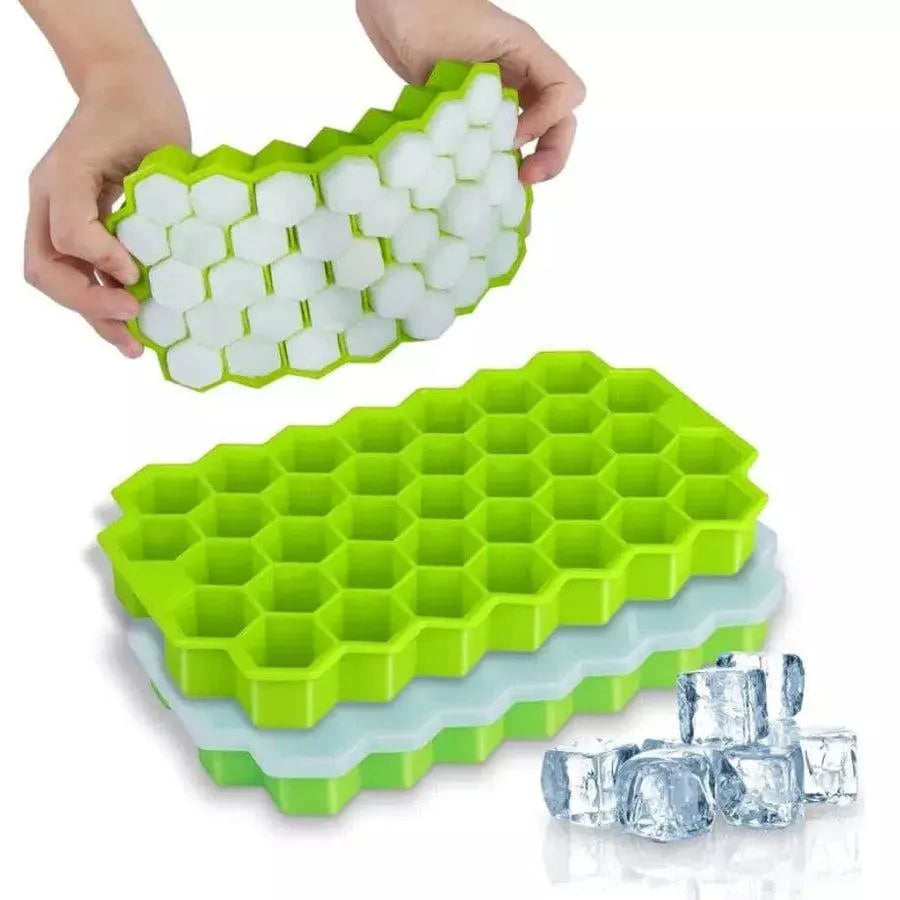 Silicone Ice Cube Tray Multicolor 20x12x2.5cm