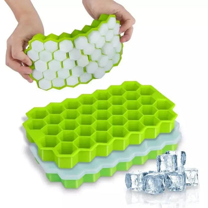 Silicone Ice Cube Tray Multicolor 20x12x2.5cm