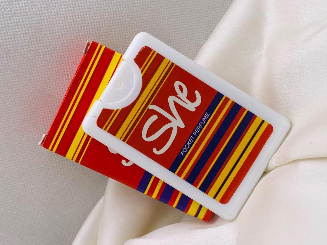 Pocket Perfume Set 3Pcs Alcohol-Free Women Pink Red Yellow