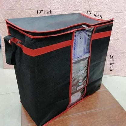 Premium Quality Storage Bags Black Red 25kg Durable