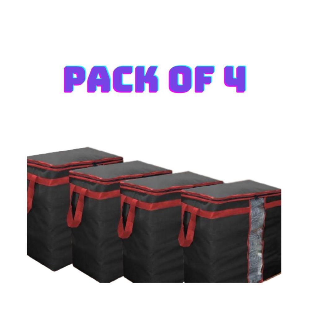 Premium Quality Storage Bags Black Red 25kg Durable