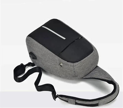 Smart Crossbody Bag with USB Charging & Anti-Theft Design