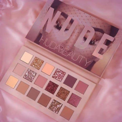 Glitter Metallic Eyeshadow Palette 18 Shades for Weddings & Parties