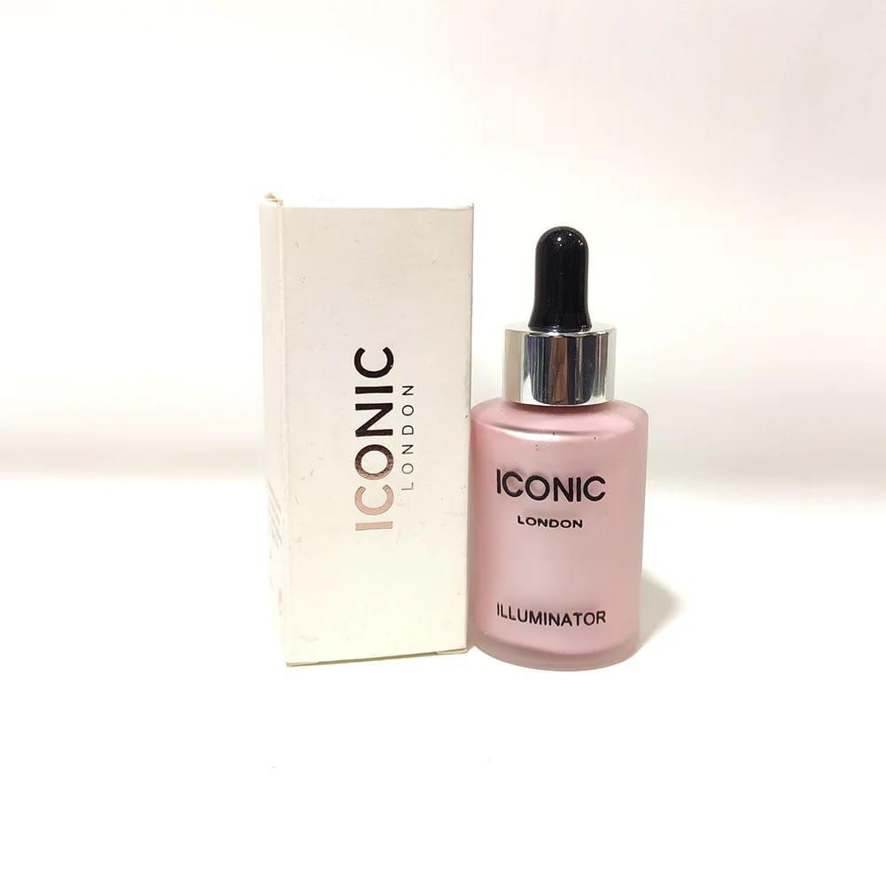 Iconic London Liquid Highlighter 3 Shades Shimmer Glow