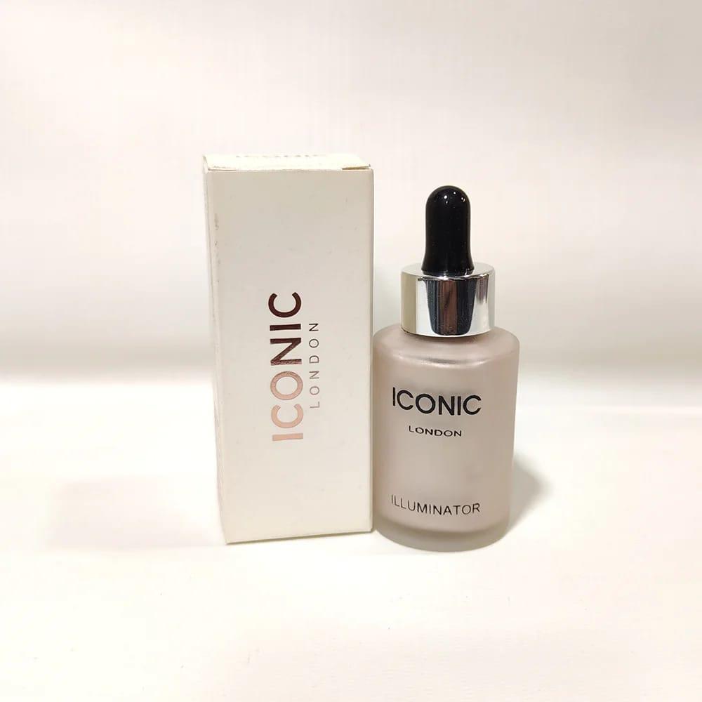 Iconic London Liquid Highlighter 3 Shades Shimmer Glow