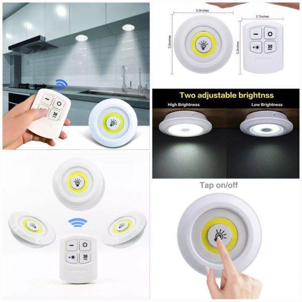 Rechargeable LED Light Set with Remote Control
