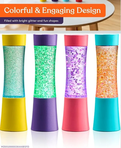 Calming Glitter Sensory Tubes for Quiet Play
