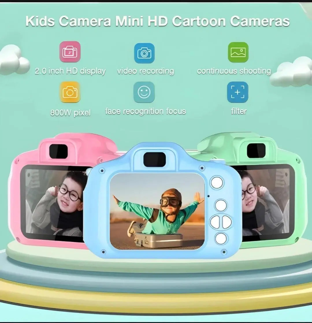 Mini Vintage Digital Camera for Kids 2.0 Inch HD |  Box And Cable Not Included