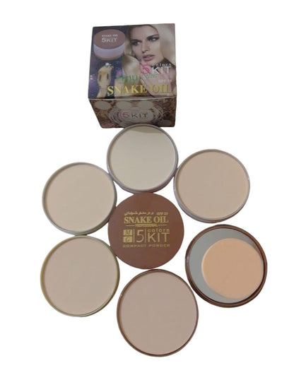 Matte 5-in-1 Face Powder for Flawless Coverage