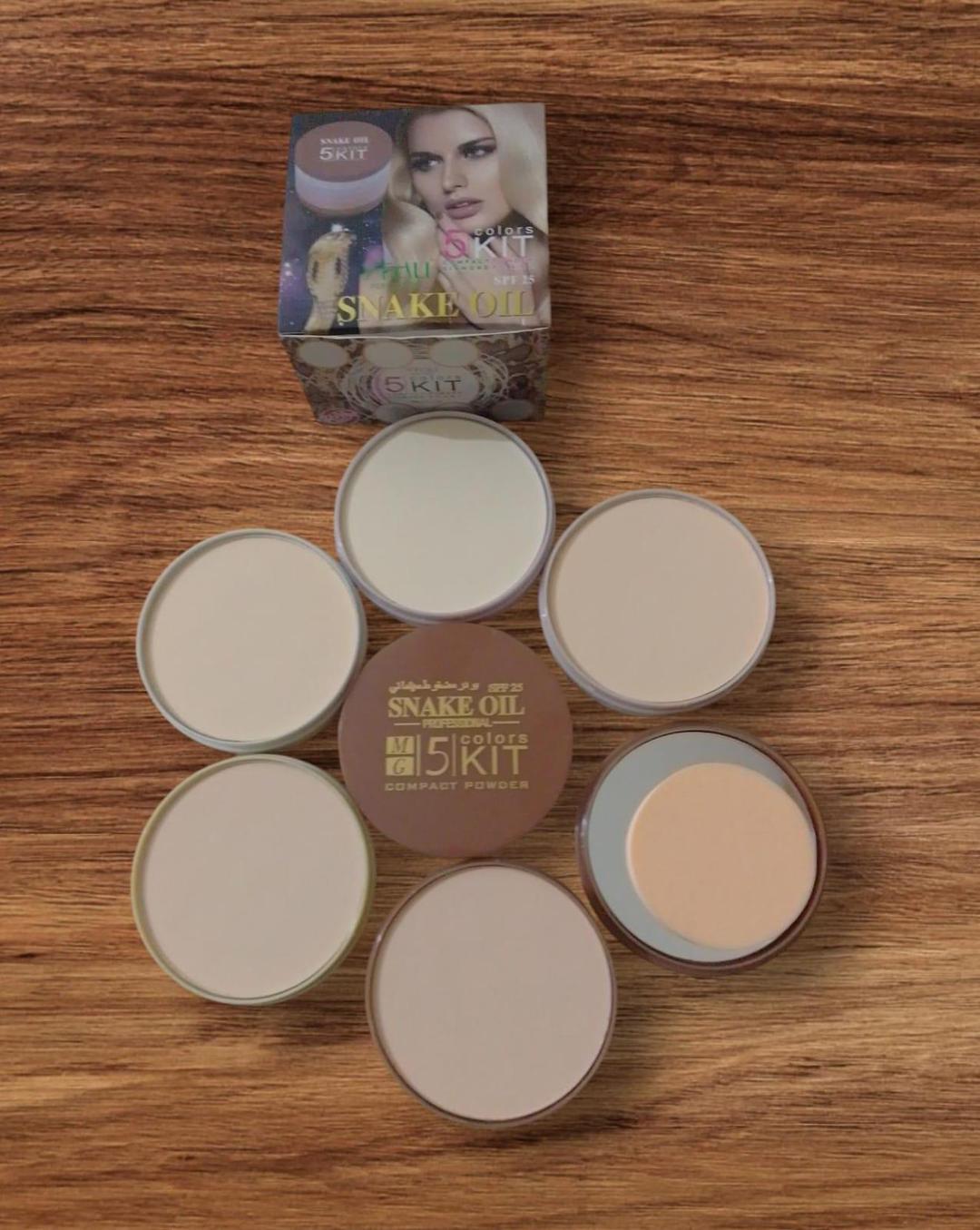 Matte 5-in-1 Face Powder for Flawless Coverage