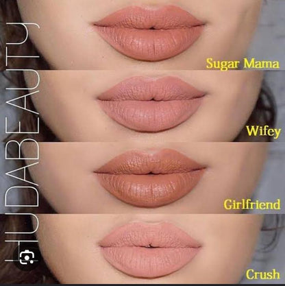 Premium Nude Lip Gloss Set 4 Shades Long Lasting