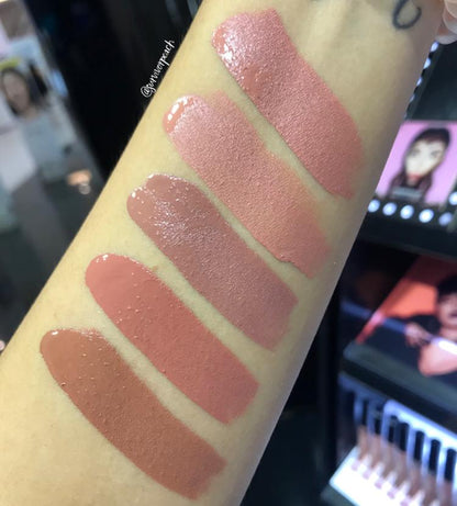 Premium Nude Lip Gloss Set 4 Shades Long Lasting