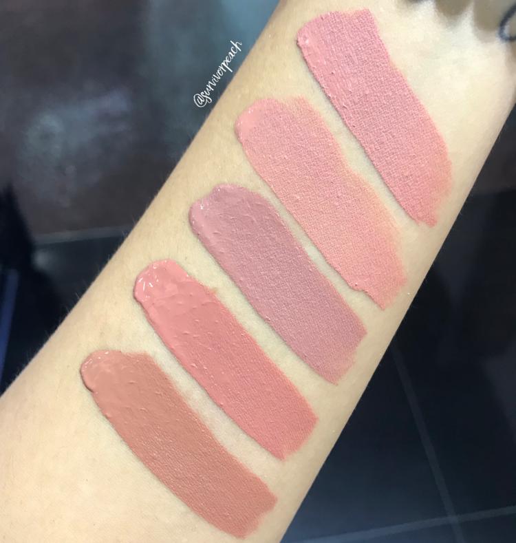 Premium Nude Lip Gloss Set 4 Shades Long Lasting