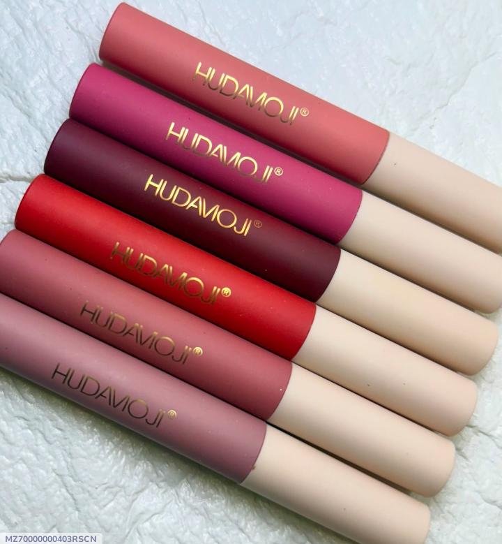 Velvet Gloss Lipstick Set Six Shades for Pakistani Brides