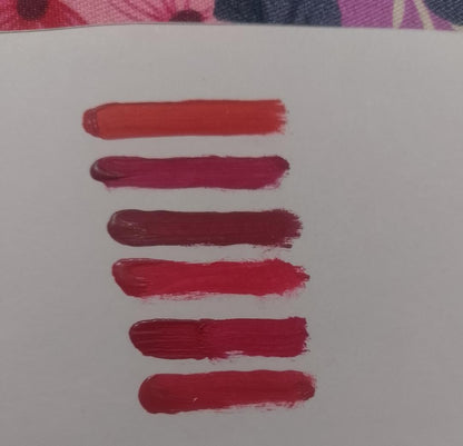 Romantic Empire Matte Lip Gloss 6 Shades Long Lasting