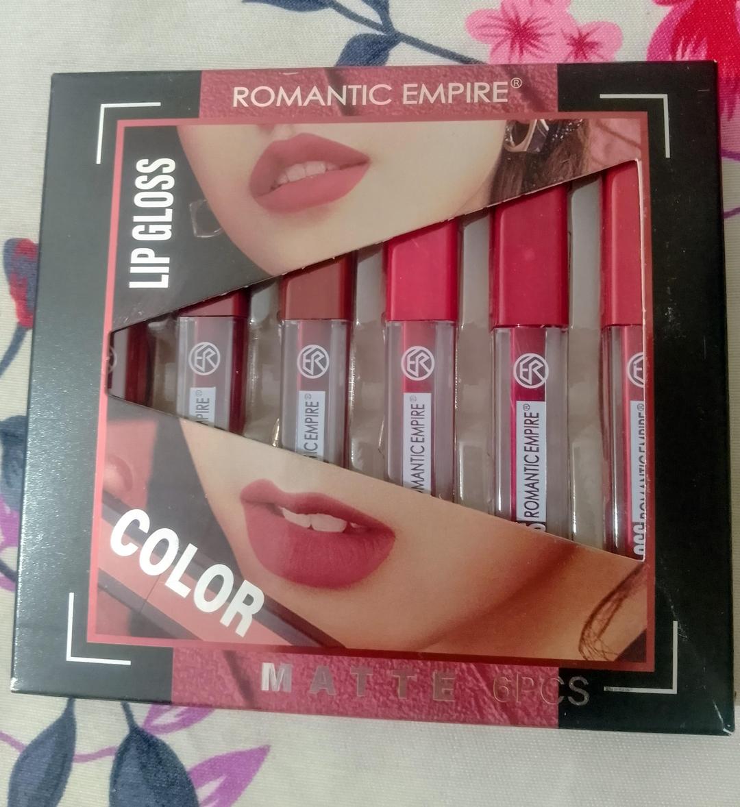 Romantic Empire Matte Lip Gloss 6 Shades Long Lasting