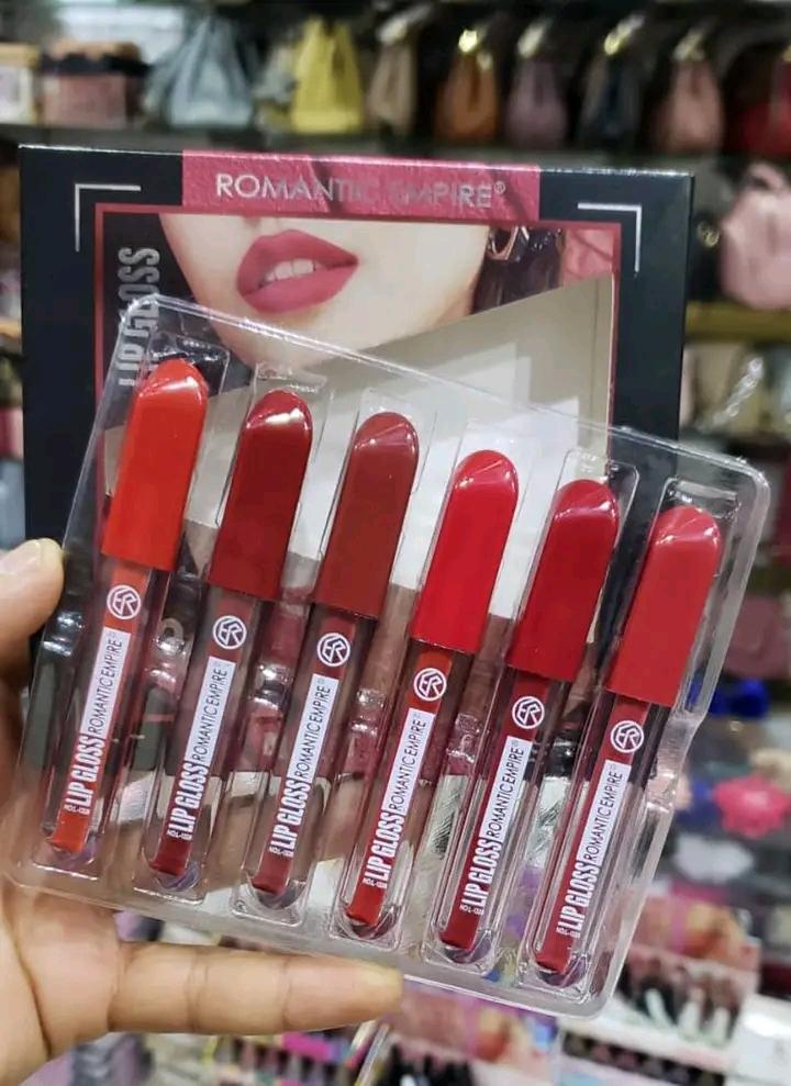 Romantic Empire Matte Lip Gloss 6 Shades Long Lasting