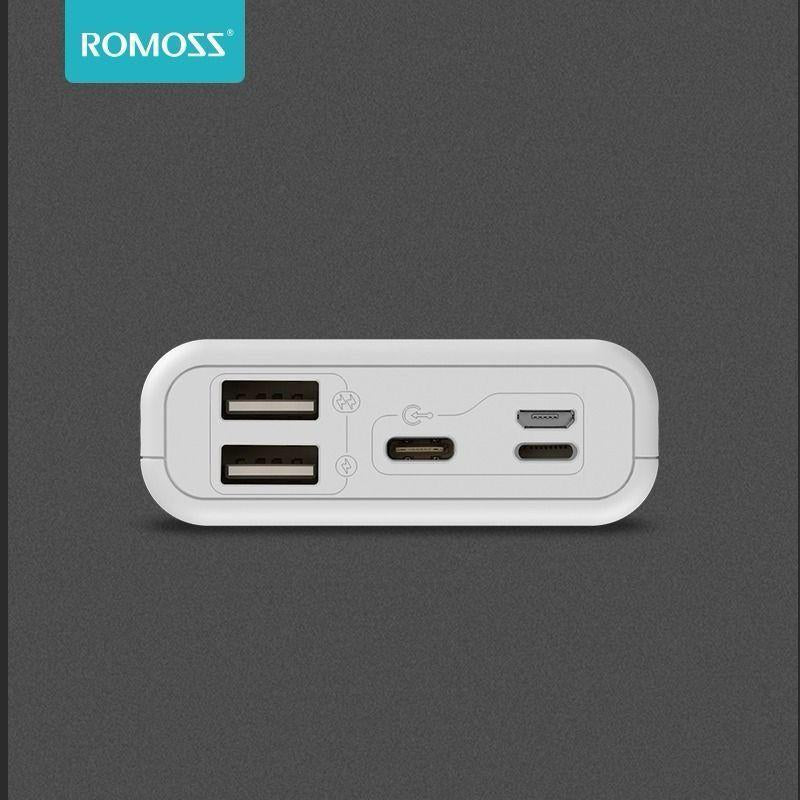 White Power Bank 10000mAh Fast Charge Portable