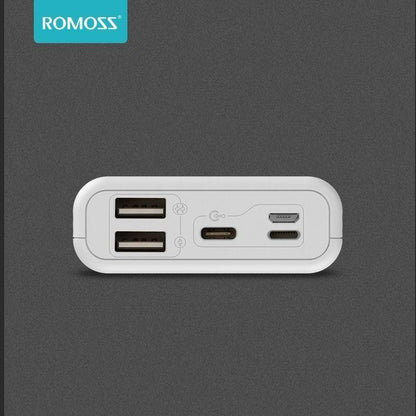 White Power Bank 10000mAh Fast Charge Portable