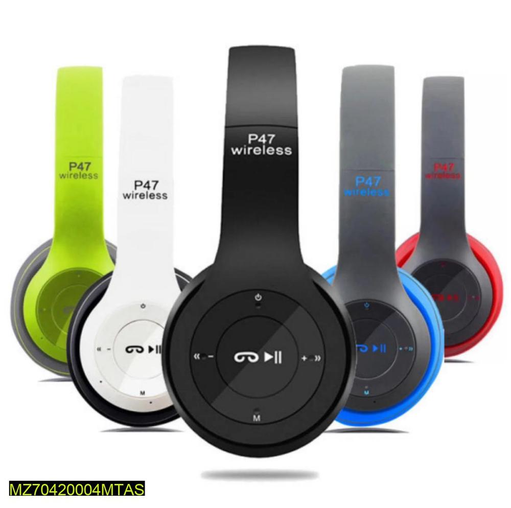 Wireless Stereo Headphones Bluetooth 4.2-5.0 Black White Green Blue Red