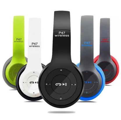 Wireless Stereo Headphones Bluetooth 4.2-5.0 Black White Green Blue Red