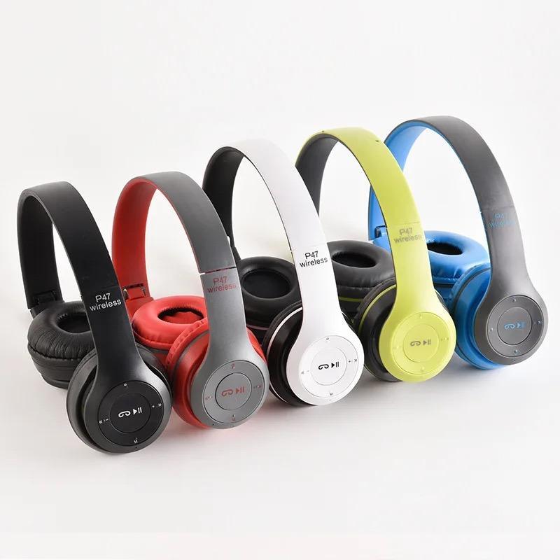 Wireless Stereo Headphones Bluetooth 4.2-5.0 Black White Green Blue Red