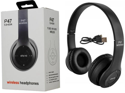 Wireless Stereo Headphones Bluetooth 4.2-5.0 Black White Green Blue Red