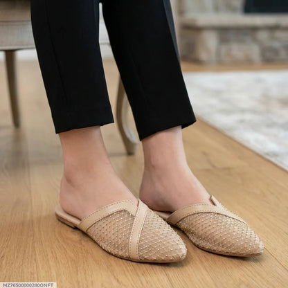Women's Fawn Mesh Mules Size 36-41
