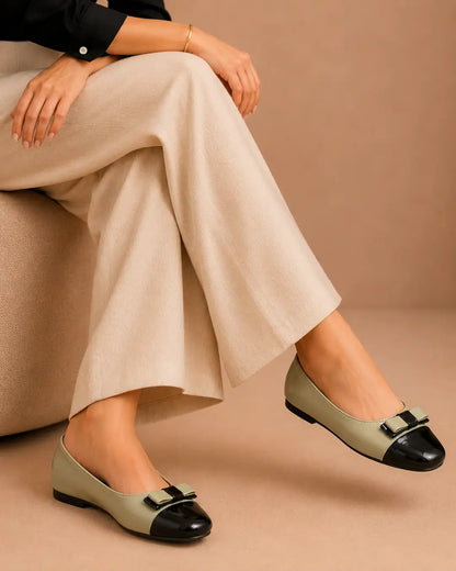 Stylish Square Toe Casual Pumps - 073 - Olive Green