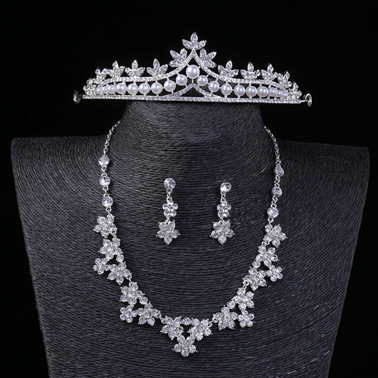 Royal Floral Bridal Jewelry Set for Pakistani Bridesmaids