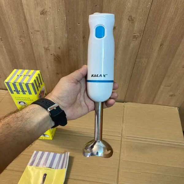 Electric Hand Blender 300W Stainless Steel Blades Multicolor