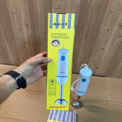 Electric Hand Blender 300W Stainless Steel Blades Multicolor