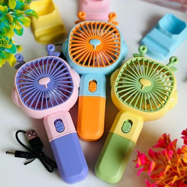 Portable Rechargeable Fan with Stand & Fast Charge