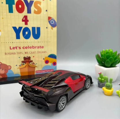 Electric RC Racing Car for Boys Red Black 3-5Yrs