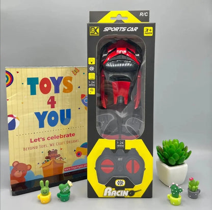 Electric RC Racing Car for Boys Red Black 3-5Yrs