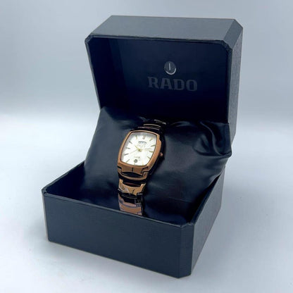 Men's Stainless Steel Sunburst Dial Watch Gold Tone