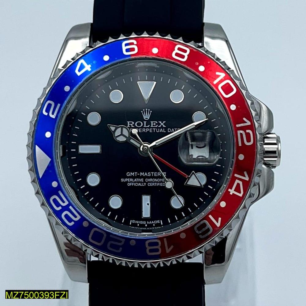 Rolex GMT-Master I Watch Black Dial Blue Red Bezel