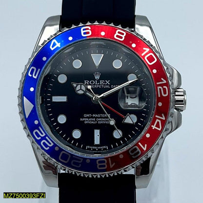Rolex GMT-Master I Watch Black Dial Blue Red Bezel
