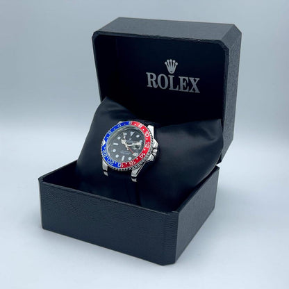 Rolex GMT-Master I Watch Black Dial Blue Red Bezel