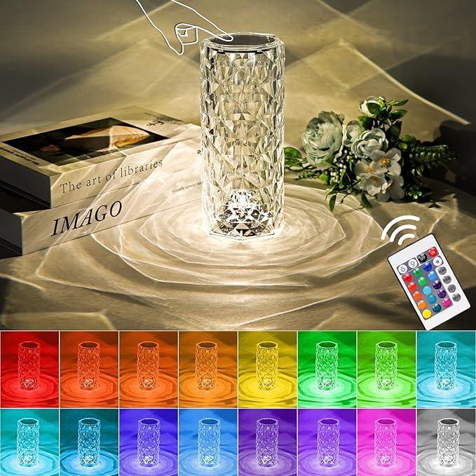 Rechargeable LED Table Lamp with Remote Control